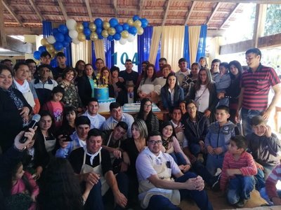 Excombatiente festejó sus 104 primaveras