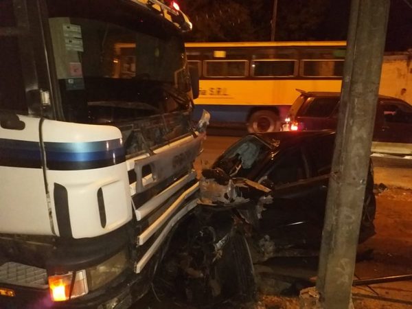 Cuádruple accidente de tránsito con derivación fatal en Limpio