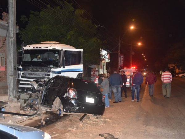Cuádruple choque dejó una víctima fatal