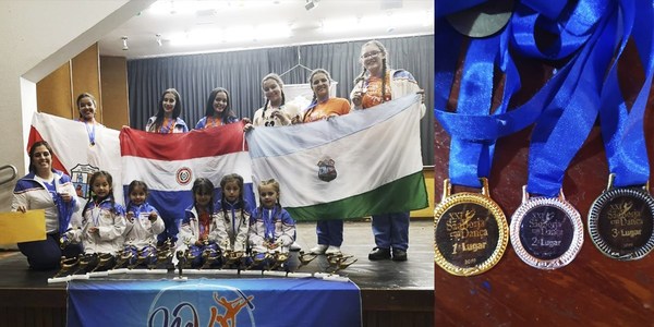 ACADEMIAS DE DANZA ITAPUENSES SE LUCEN EN SAO BORJA BRASIL