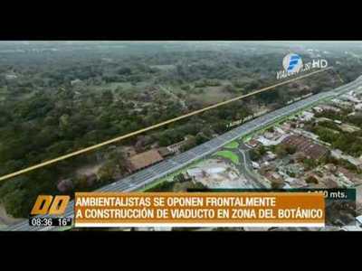 Ambientalistas se oponen frontalmente a construcción de viaducto en zona del Botánico