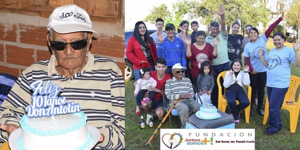 HOMENAJE A DON ANTOLIN POR SUS 101 AÑOS DE VIDA