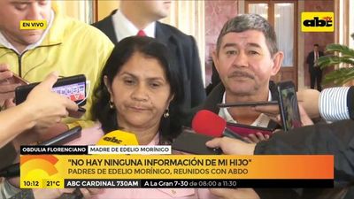 Padres de Edelio Morinigo, reunidos con Abdo - ABC Noticias - ABC Color