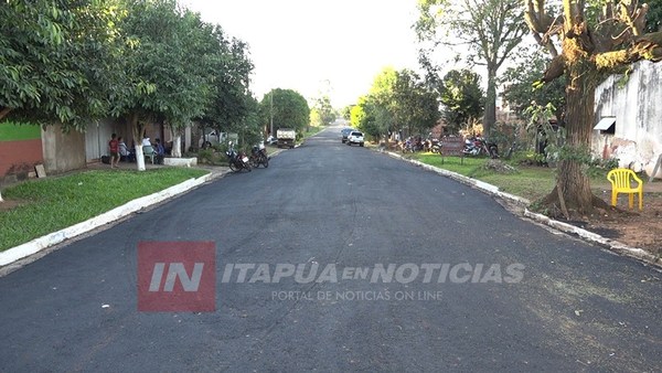 CNEL. BOGADO: REGULARIZACIÓN ASFÁLTICA YA LLEGA AL 100% DE SU CULMINACIÓN