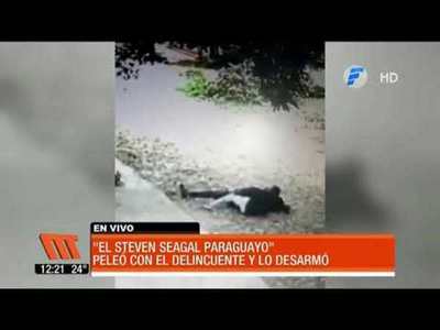 Hombre de 61 años se enfrenta a un delincuente y lo desarma