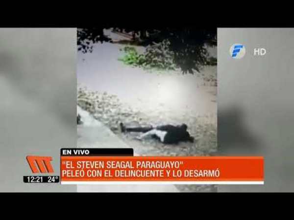 Hombre de 61 años se enfrenta a un delincuente y lo desarma
