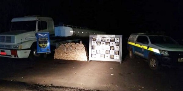 LA POLICÍA MILITAR DE CARRETERAS, BRASIL, INCAUTÓ UN CARGAMENTO DE MARIHUANA CON ESENCIA DE BANANA.