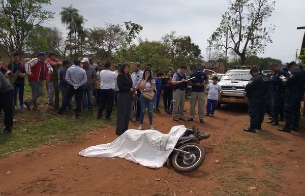 Sicarios matan a tiros a un motociclista en Pedro Juan - Judiciales y Policiales - ABC Color