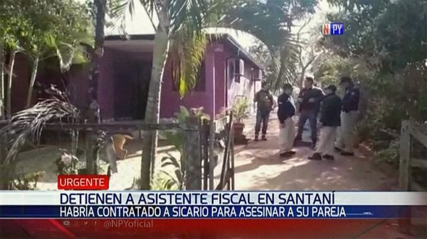 Asistente fiscal contrató servicios de un sicario para matar a su pareja