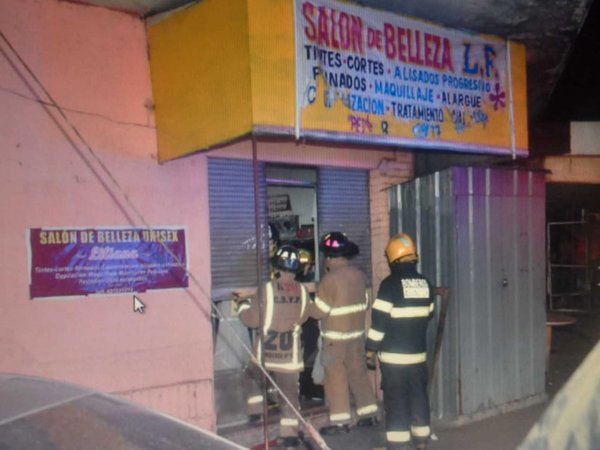 Vela en honor a santo causó un principio de incendio