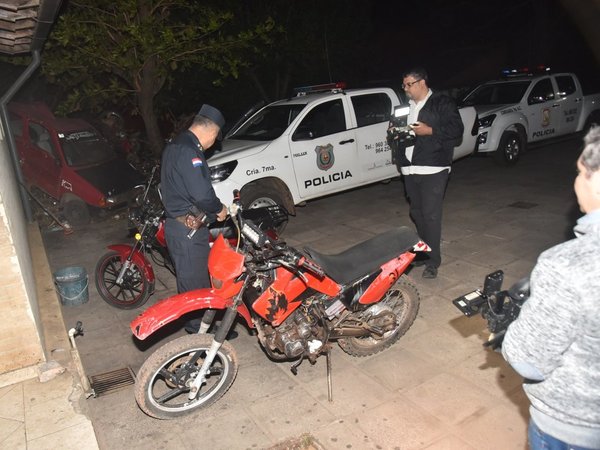 Dos supuestos motoasaltantes fueron aprehendidos en Ñemby