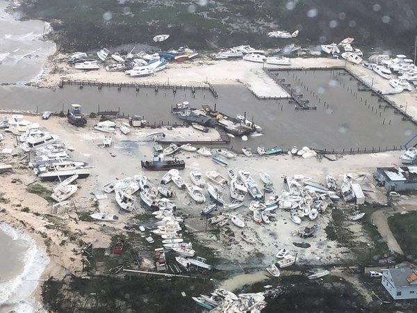 Aumenta cifra de muertes en Bahamas por paso de Dorian