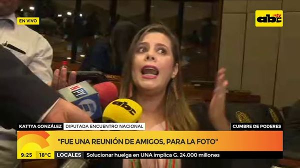 Kattya González señala que Cumbre fue “reunión de amigos” - ABC Noticias - ABC Color