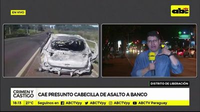 Crimen y Castigo: Cae presunto cabecilla de asalto a banco - Crimen y castigo - ABC Color