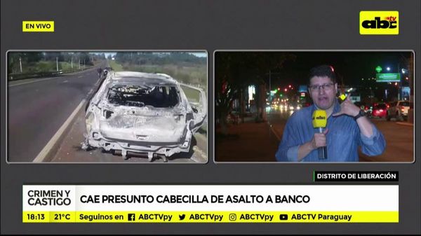 Crimen y Castigo: Cae presunto cabecilla de asalto a banco - Crimen y castigo - ABC Color