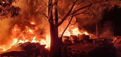 El incendio en Capiatá habría sido provocado - Nacionales - ABC Color