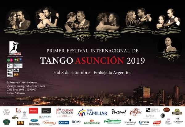 Inicia hoy el Primer Festival Internacional del Tango Asunción 2019 | .::Agencia IP::.