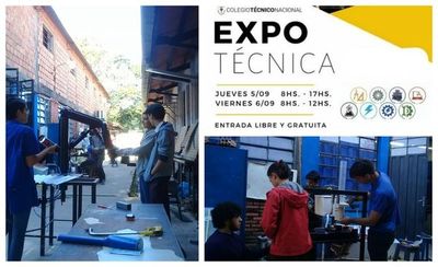 De teoría a práctica: Colegio Técnico Nacional inicia feria anual - Periodismo Joven - ABC Color