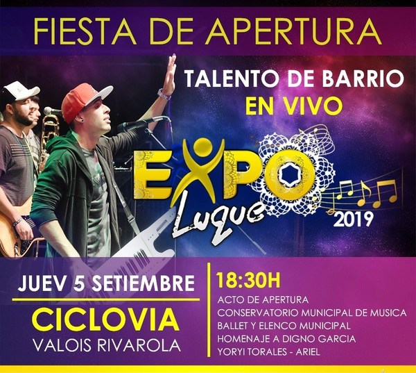 Talento de Barrio “abre el telón” en la Expo Luque 2019 •
