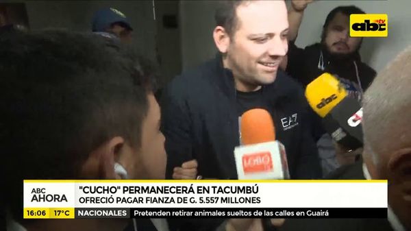 “Cucho” permanecerá en Tacumbú - ABC Noticias - ABC Color