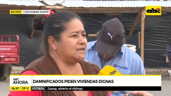 Damnificados piden viviendas dignas - ABC Noticias - ABC Color