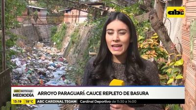 Arroyo Paraguarí, cauce repleto de basuras - ABC Noticias - ABC Color