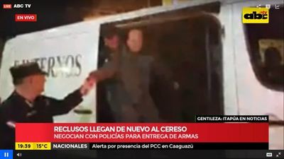 Así fueron los últimos momentos de la liberación y entrega - Nacionales - ABC Color