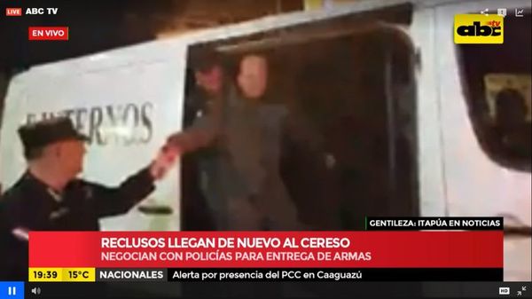 Así fueron los últimos momentos de la liberación y entrega - Nacionales - ABC Color