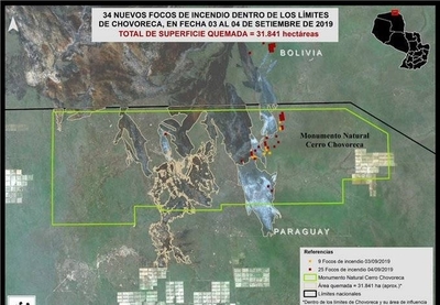 HOY / Detectan 34 nuevos focos de incendios en el Chaco