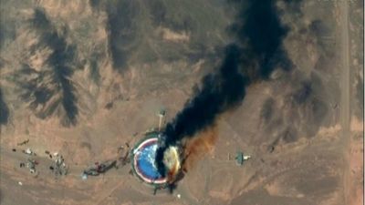 Irán confirma explosión en un centro espacia