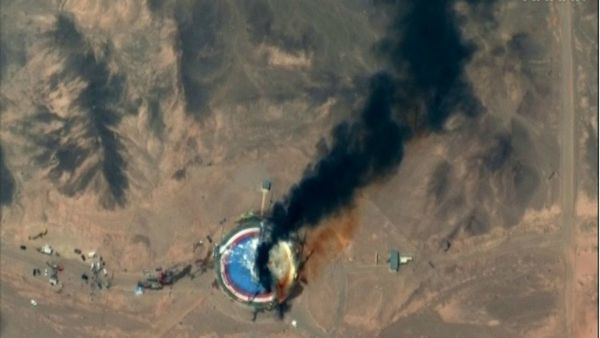 Irán confirma explosión en un centro espacia