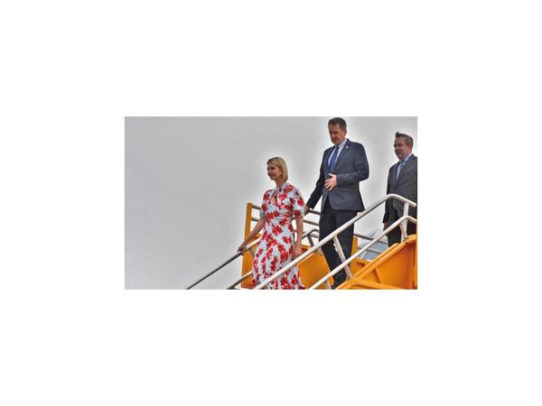 Hija de Donald Trump llega al país para desarrollar agenda por la mujer
