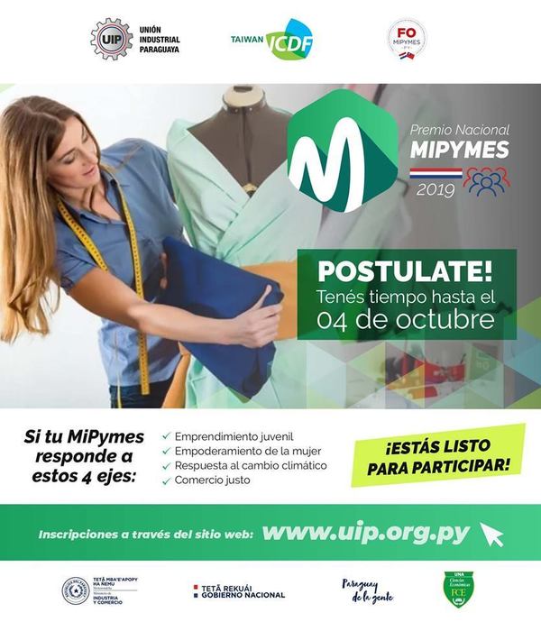 Inicia concurso "Premio Nacional Mipymes 2019" | San Lorenzo Py