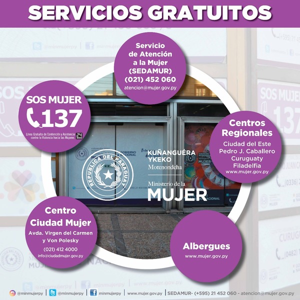 Ministerio cuenta con atención integral y gratuita para mujeres víctimas de violencia | .::Agencia IP::.