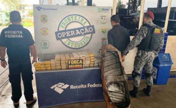 Otro paraguayo cae con más de 40 kg de droga en Aduana brasileña