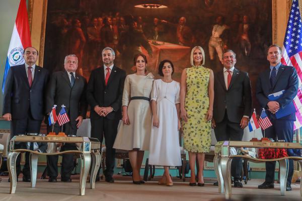 Asesora del Presidente Ivanka Trump reafirma el compromiso de los Estados Unidos y de Paraguay para avanzar en el empoderamiento económico de la mujer