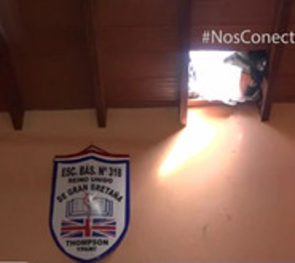 Roban merienda escolar de escuela en Ypané - Paraguay.com