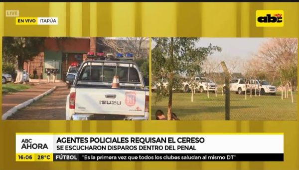 Policía realiza requisas en Cereso tras motín con toma de rehén - Nacionales - ABC Color