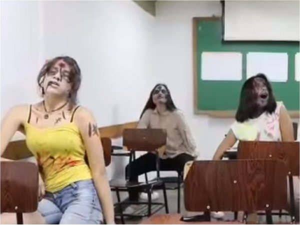 Universitarios convocan a marcha "zombie" por la educación