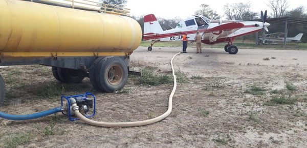 Se reavivan con fuerza incendios en la reserva Chovoreca, Chaco - Nacionales - ABC Color