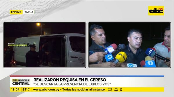 Realizaron requisa en el CERESO - ABC Noticias - ABC Color