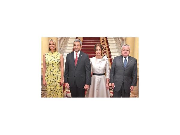 Visita de Ivanka Trump al Palacio de López