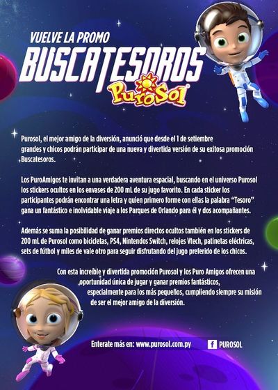 Purosol invita a una nueva promoción