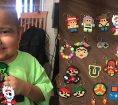 Niño elabora llaveros en su lucha contra el cáncer - Paraguay.com