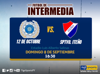 12 de Octubre se mide a Iteño en Itauguá