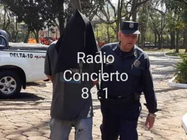 Detienen a violento hombre que agredió a su esposa en Franco