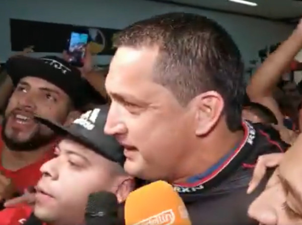 Caluroso recibimiento a Aldo Bobadilla en Medellín