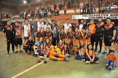 Hernandarias es bicampeón Nacional del fútbol de salón femenino