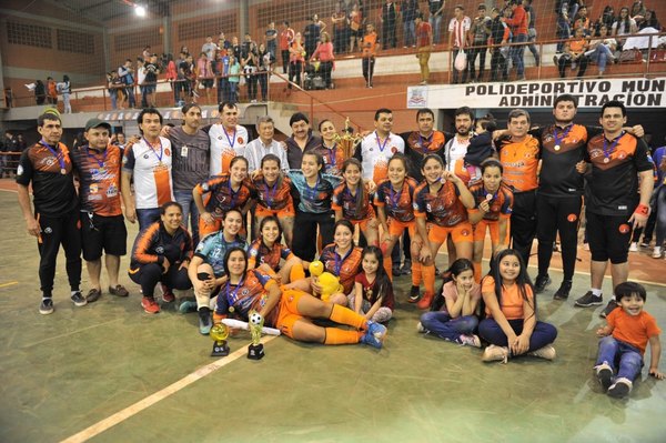 Hernandarias es bicampeón Nacional del fútbol de salón femenino