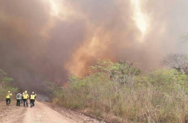 HOY / Incendio se propaga rápidamente en territorio chaqueño